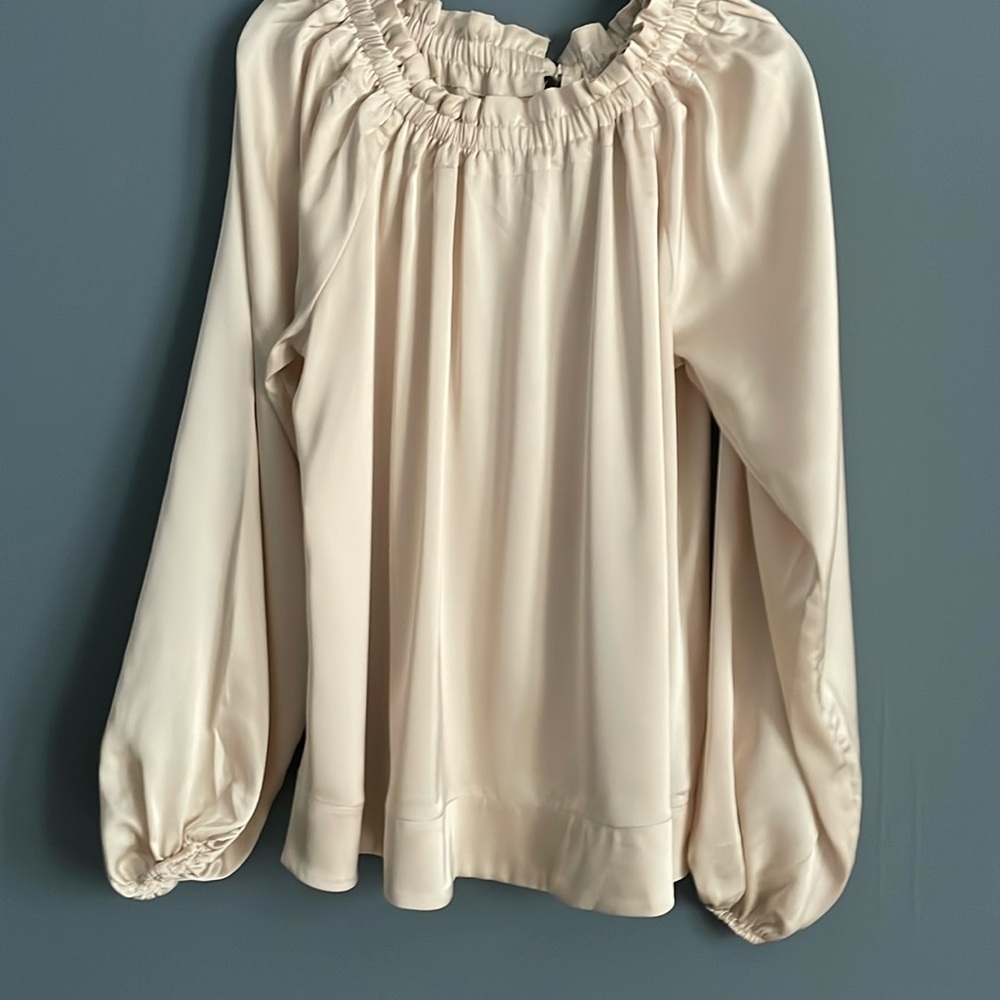 Blouse beige/ivory M